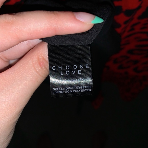 Generation Love Red leopard print ruffle dress—NWT - Picture 14 of 15